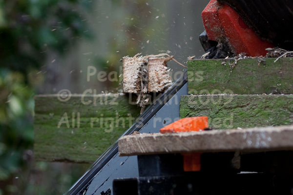 Cutting through