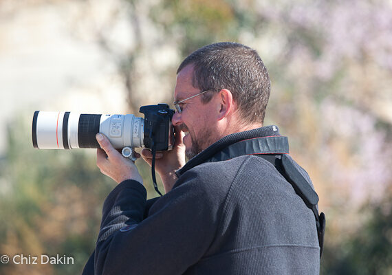 Ian practising aperture priority settings