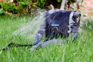 Moderate drenching of the Aquapac SLR Storm Pouch